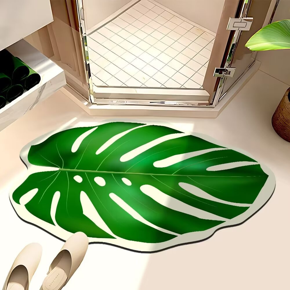 Leaf-Shaped Bath Mat Kalsten