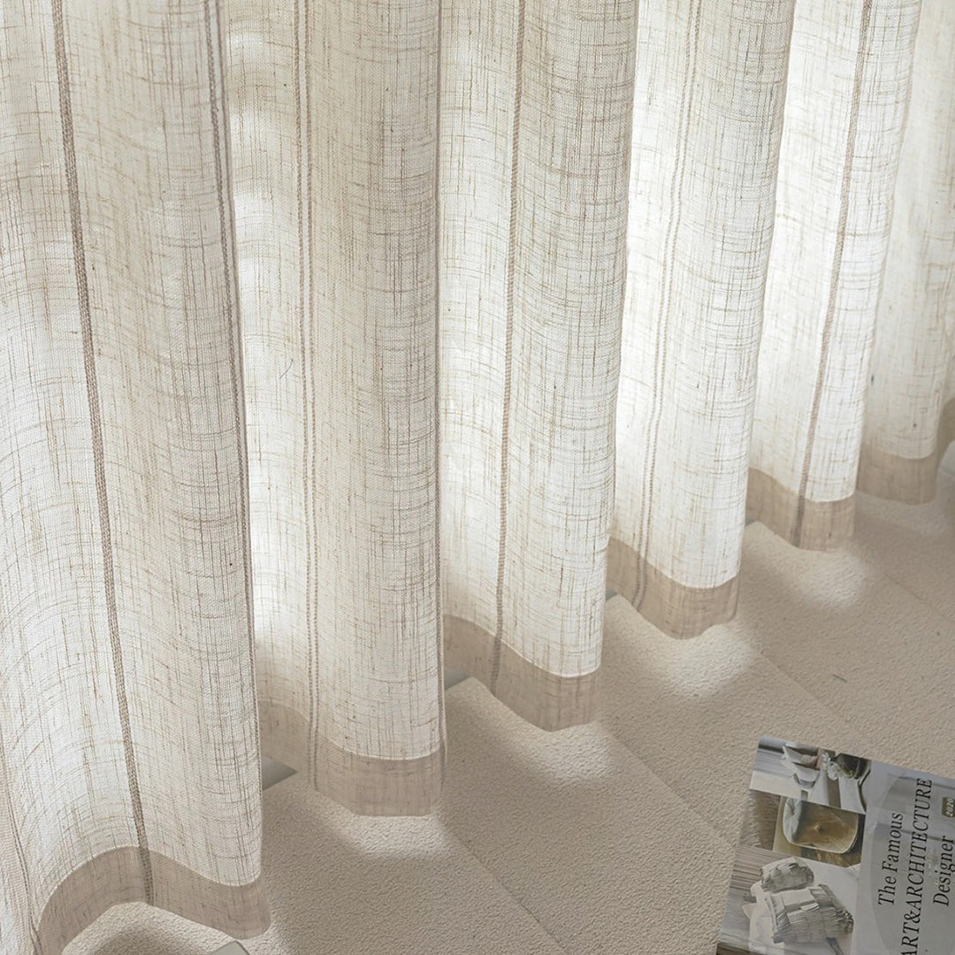 Textured Linen Curtains Kalsten