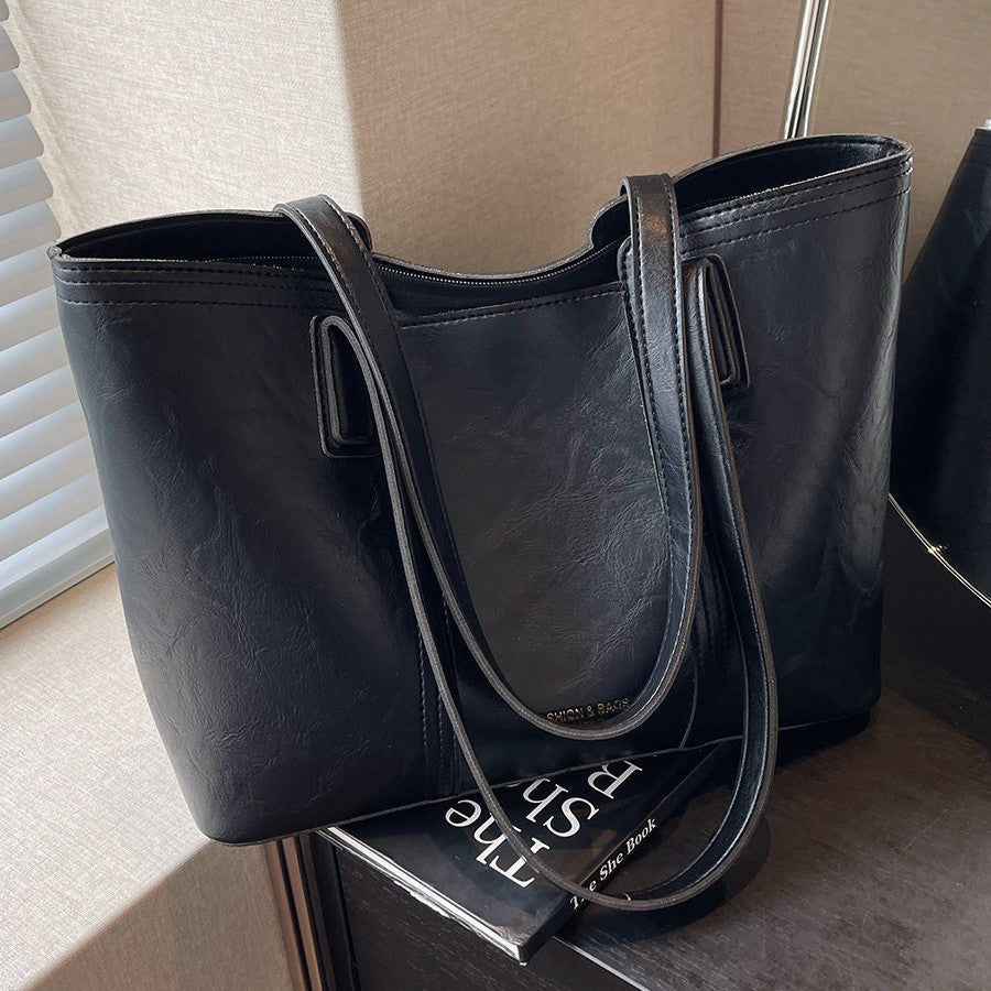 Classic Leather Tote Bag Kalsten