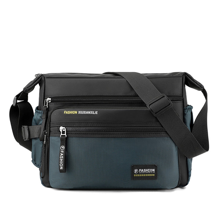 Multi-Compartment Travel Messenger Bag