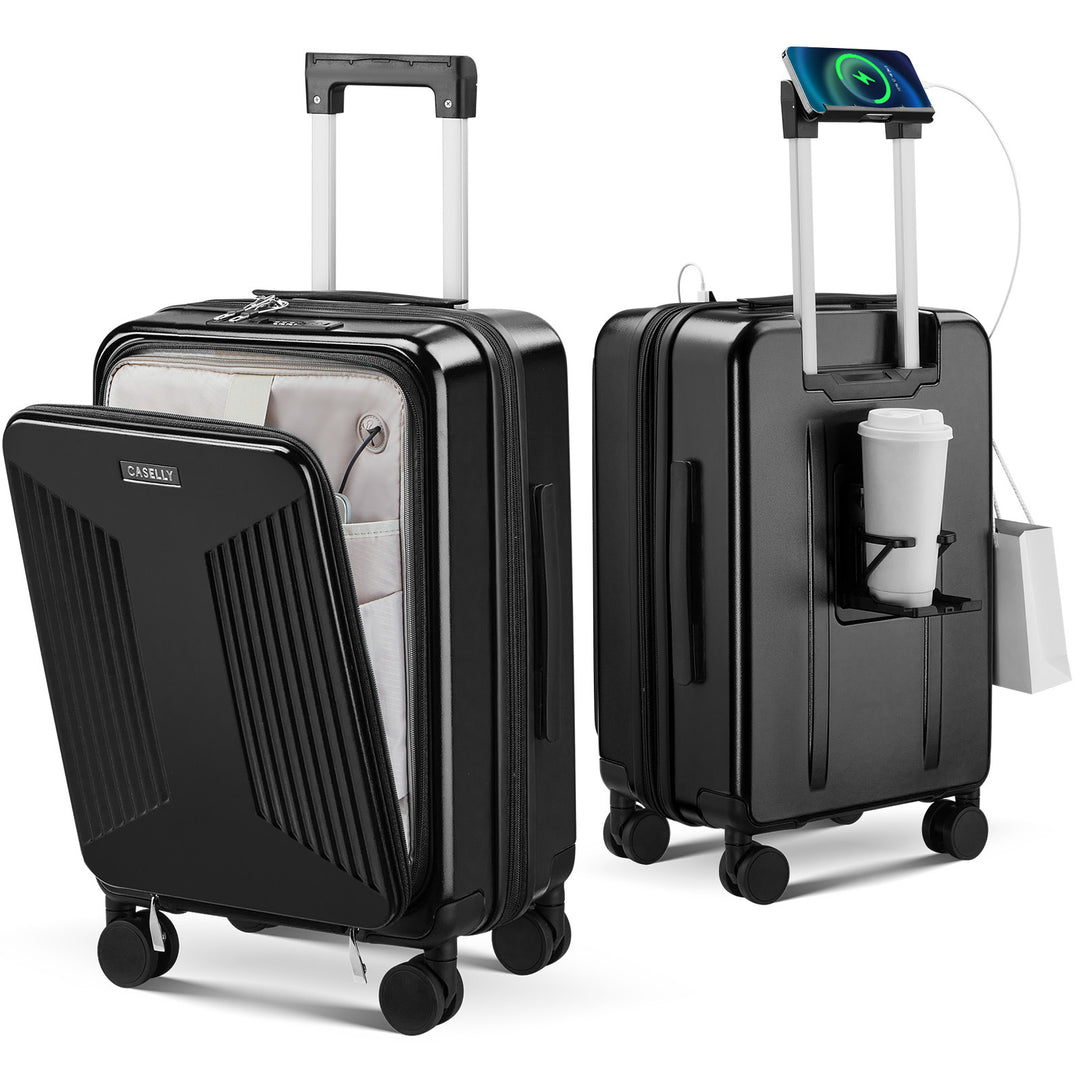 Unisex Smart Charging Hard Shell Trolley Luggage Kalsten