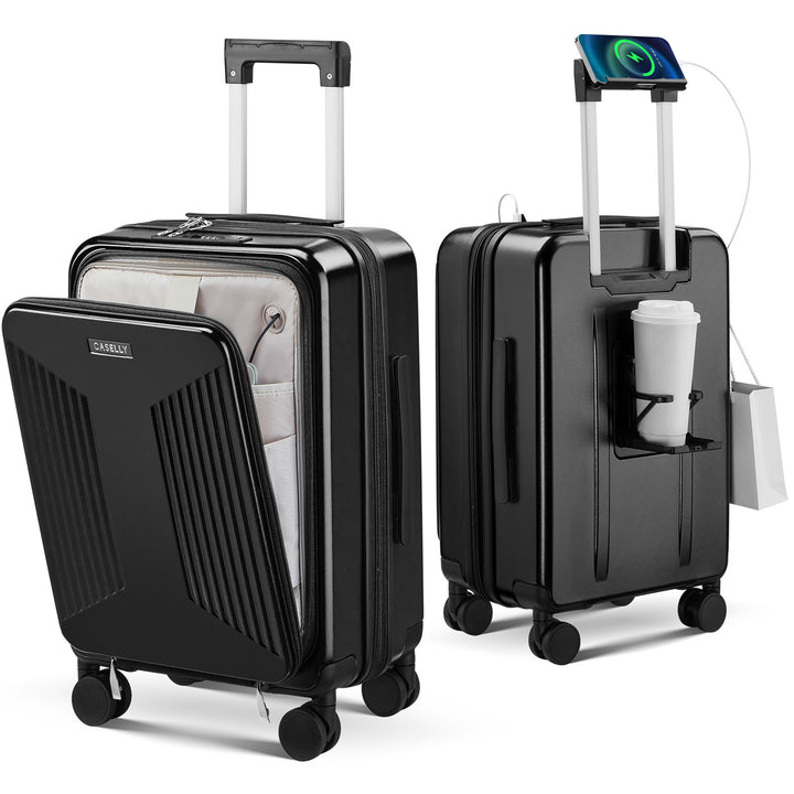 Unisex Smart Charging Hard Shell Trolley Luggage Kalsten