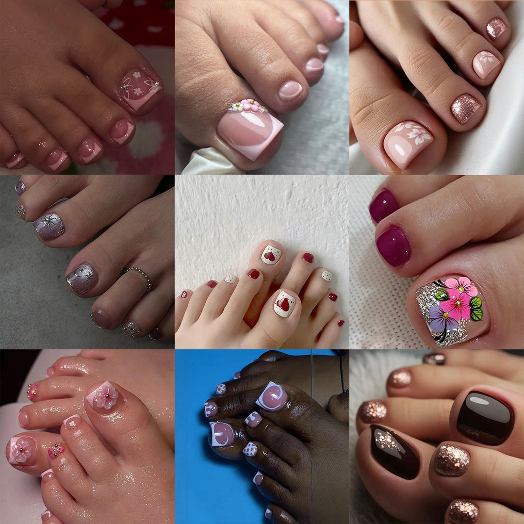 Artificial nails for elegant foot care Kalsten