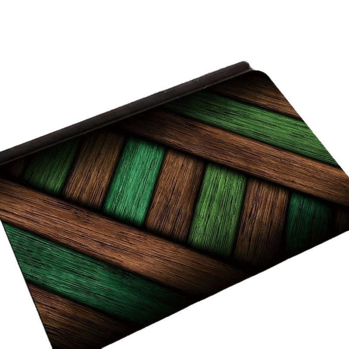 Decorative Wood Grain Area Mat Kalsten