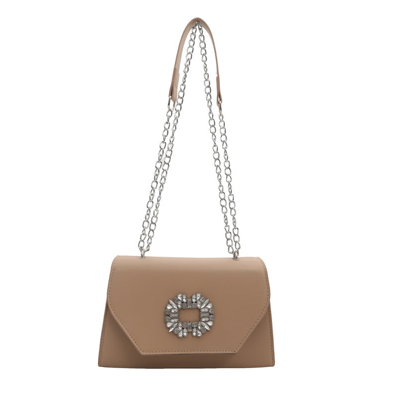 Elegant Chain-Detail Evening Handbag