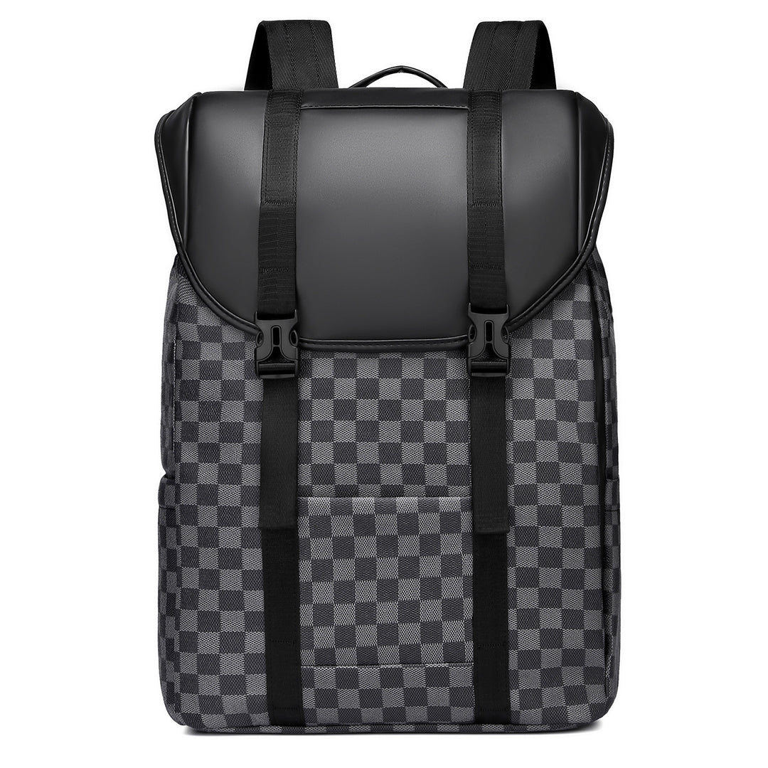 Stylish Checked Pattern Backpack Kalsten
