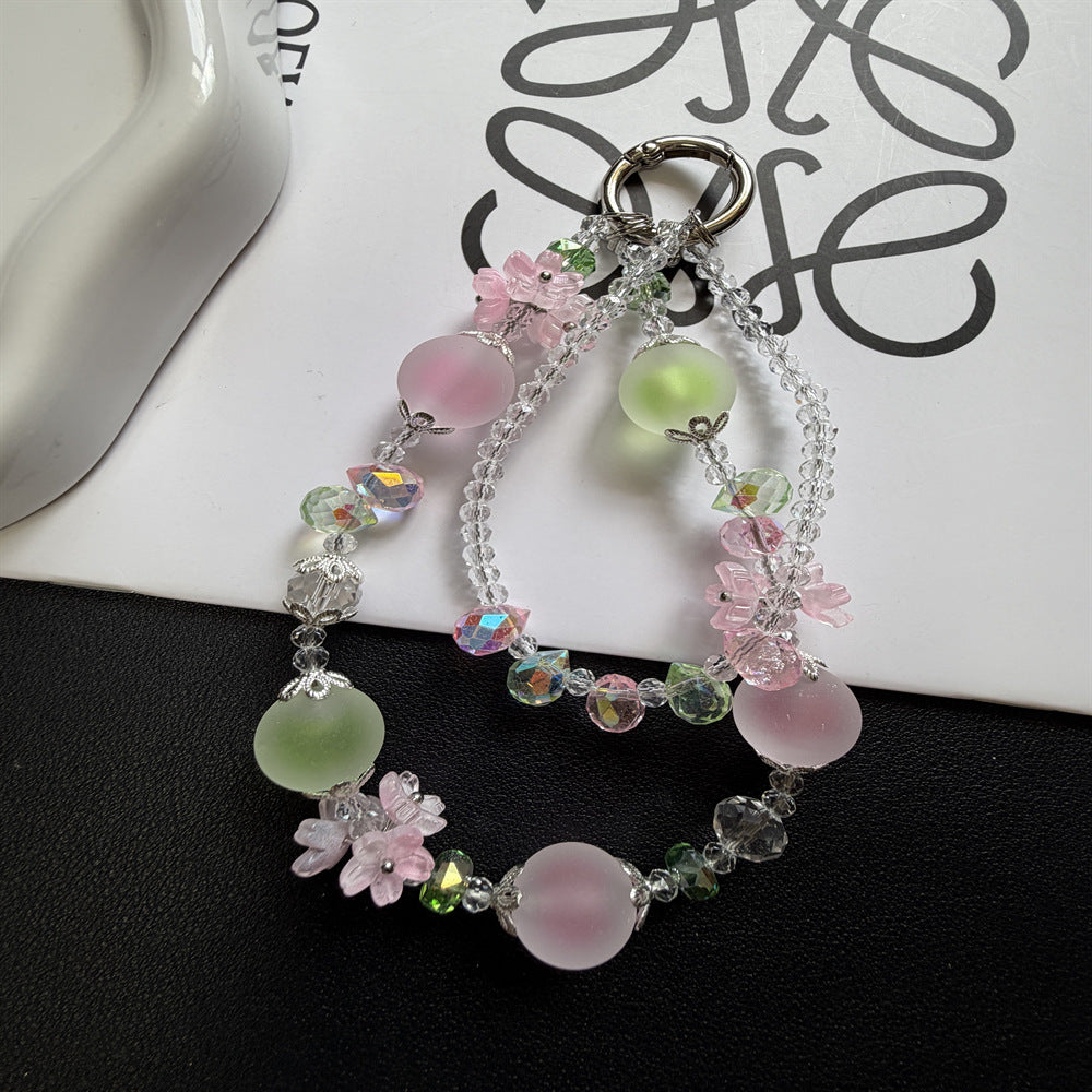 Floral Charm Beaded Keychain Kalsten