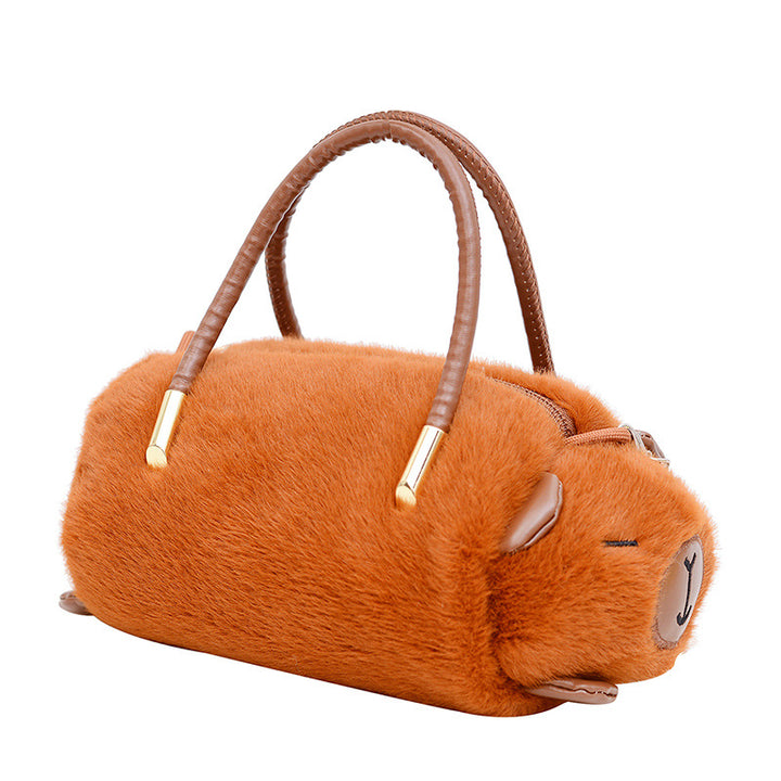 Plush handbag with animal design Kalsten