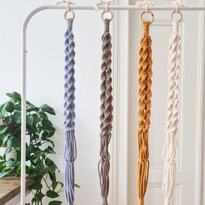 Macrame Wall Hanging Decor with Braided Design Kalsten