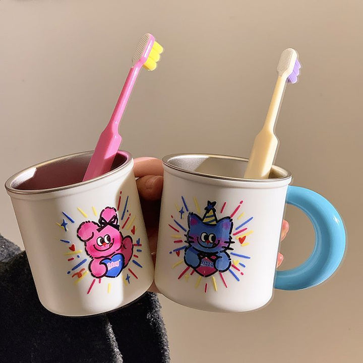 Ceramic mug with playful animal design Kalsten
