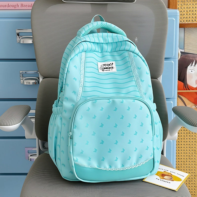Playful Butterfly-Themed School Backpack Kalsten
