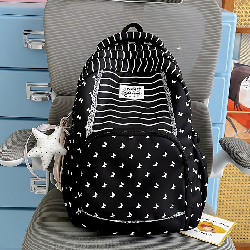 Playful Butterfly-Themed School Backpack Kalsten