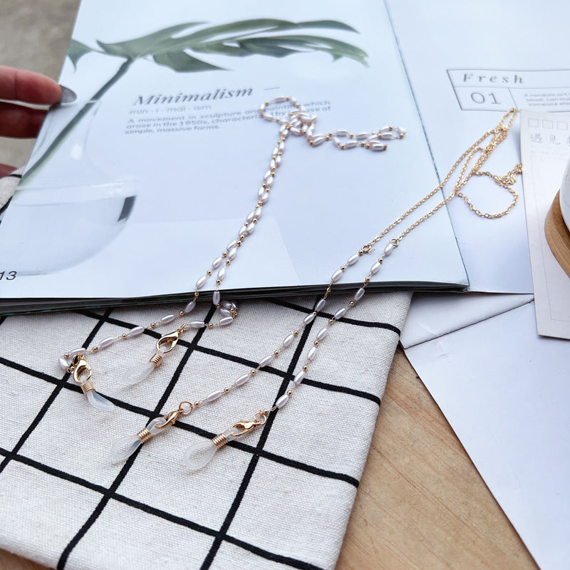 Elegant Pearl-Linked Eyewear Chain Kalsten 1786692183