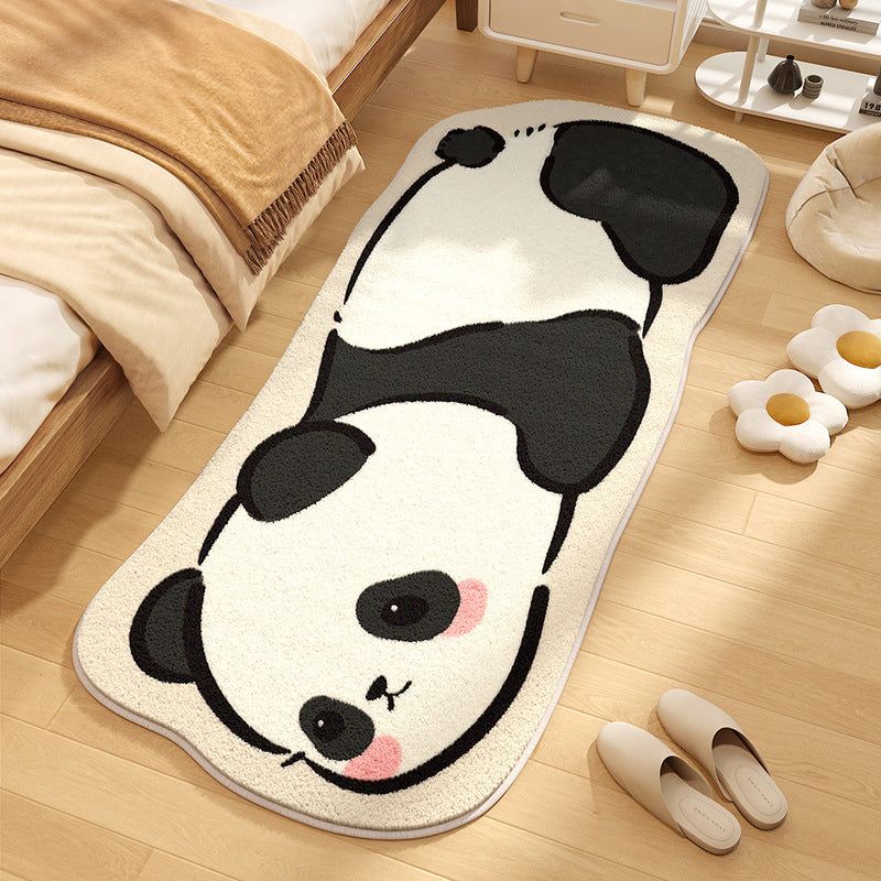 Cute Animal-Themed Plush Floor Mat