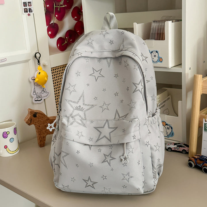 Casual Star-Embellished Backpack Kalsten 1791205374