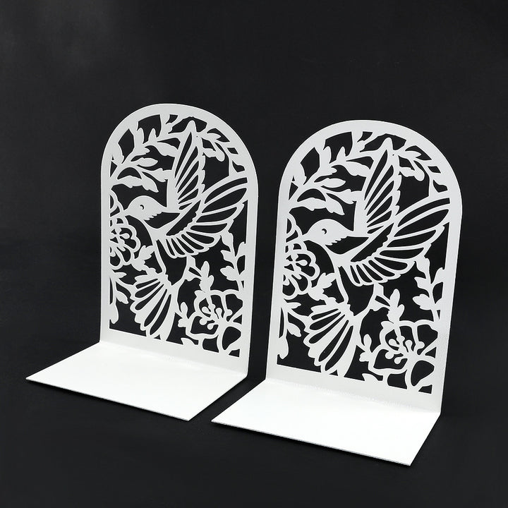 Decorative Metal Hummingbird Bookends