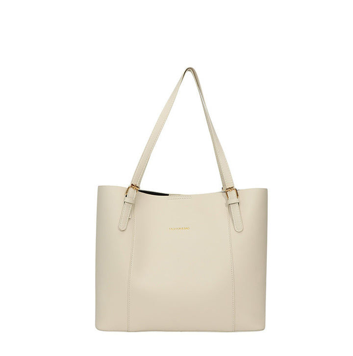 Sleek Minimalist Leather Tote Bag Kalsten