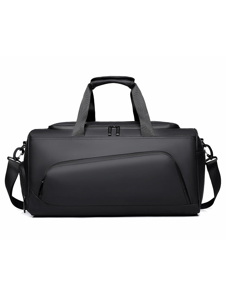 Sporty travel bag with extendable main compartment and multiple organizing pockets Kalsten