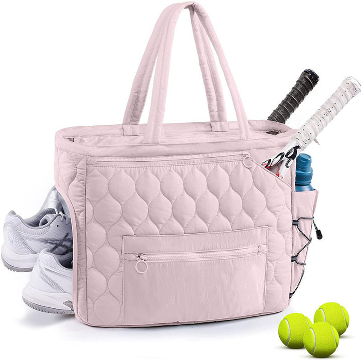 Quilted Multi-Compartment Sports Tote Bag Kalsten