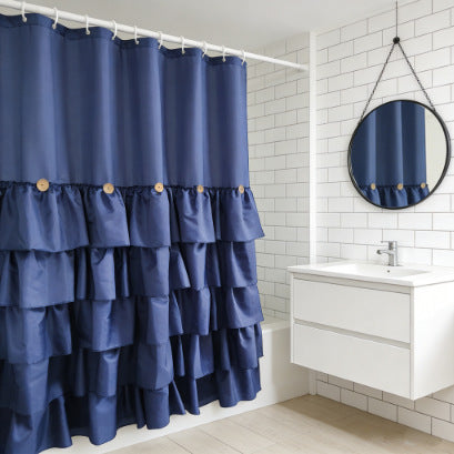 Ruffled Shower Curtain Kalsten