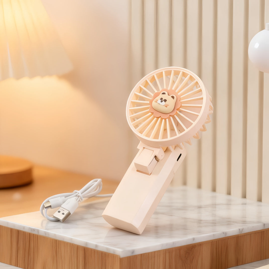 Unisex Handheld Fan with Cute Animal Design Kalsten