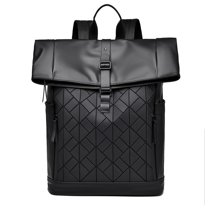 Stylish Geometric Patterned Backpack Kalsten
