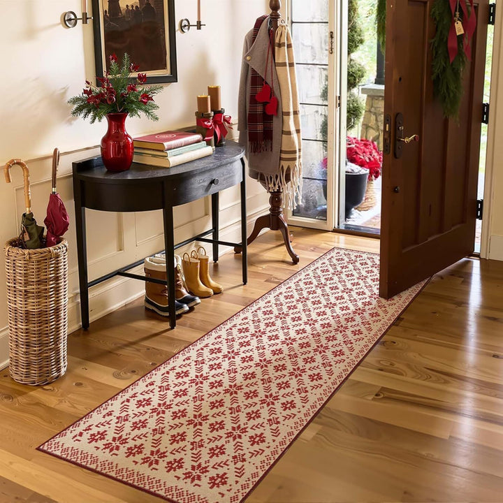 Christmas-Themed Kitchen Runner Mat for Floor