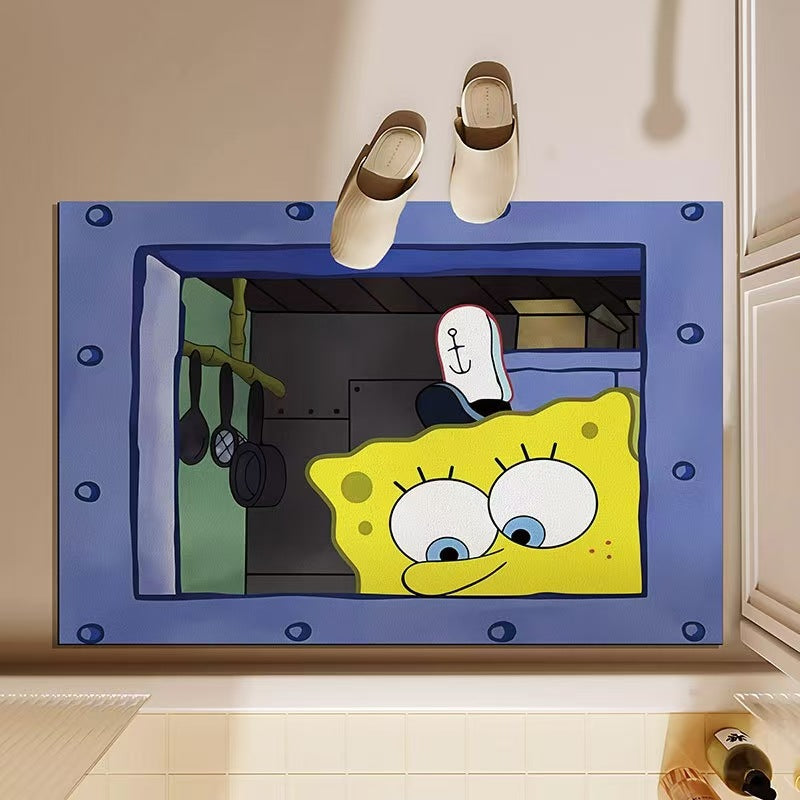 Fun-Themed Bathroom Mat