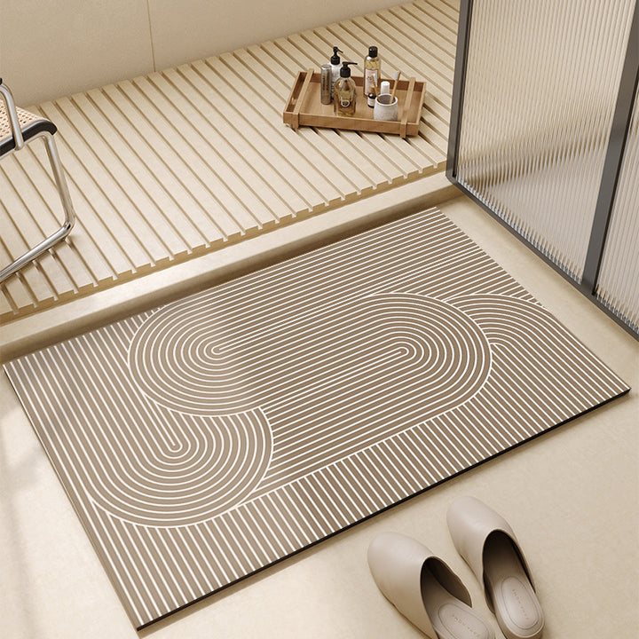 Elegant Textured Bath Mat