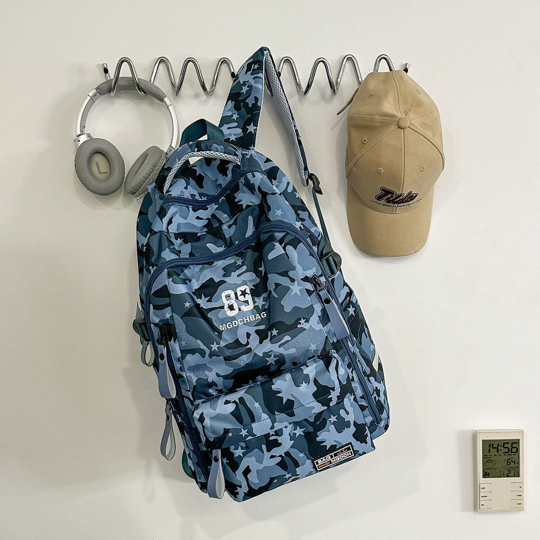 Versatile Camouflage Backpack with Multi-Pocket Design Kalsten