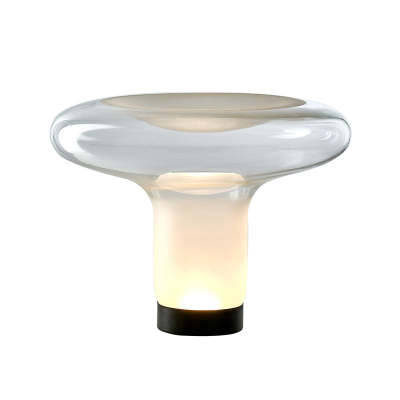 Modern Sculptural Glass Table Lamp