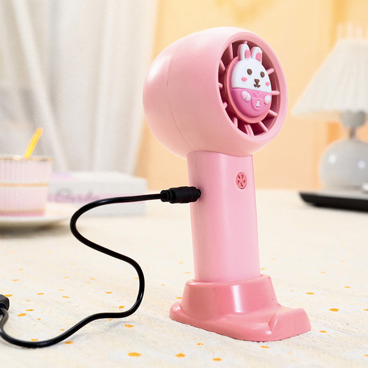 Women Portable Mini Hand Fan with USB Port Kalsten