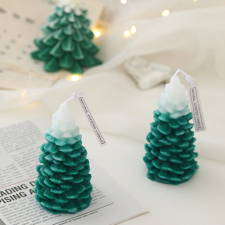 Nature-Inspired Conifer Cone Sculptural Aroma Candle Hand-Poured Soy Blend Cotton Wick