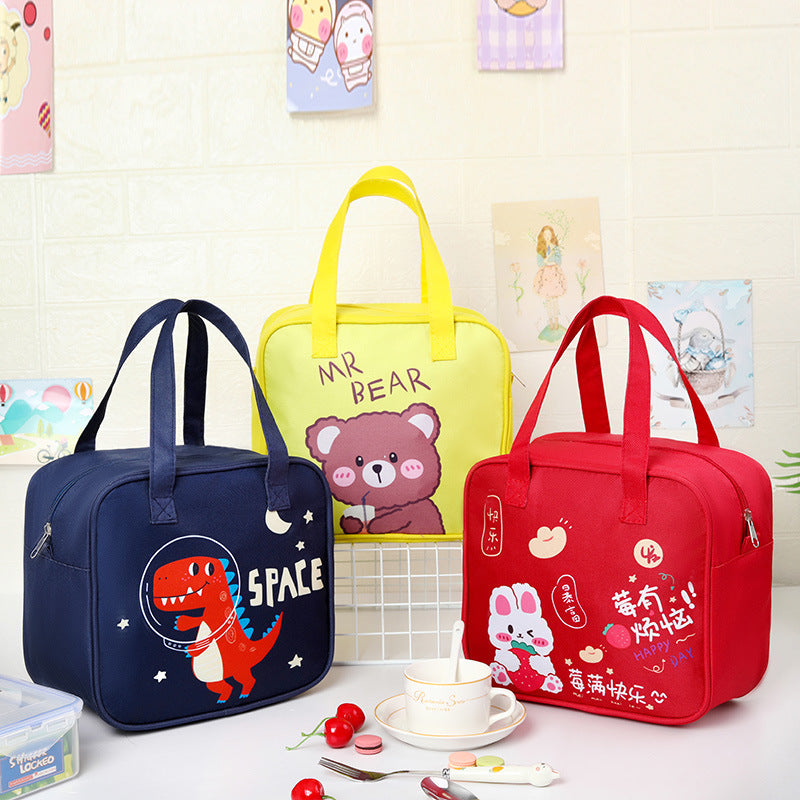 Children's Insulated Bear-Themed Lunch Bag Kalsten