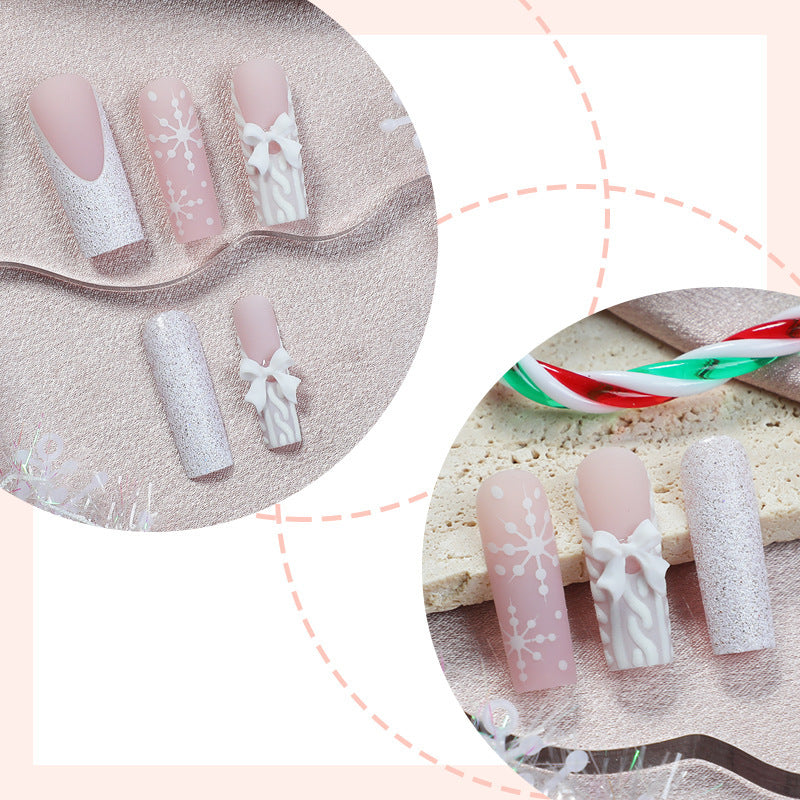 Decorative Heart and Star Press-On Nail Art Kalsten