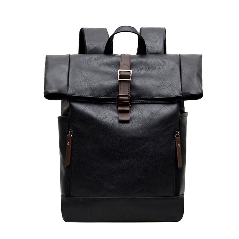 Vintage Style Leather Backpack Kalsten