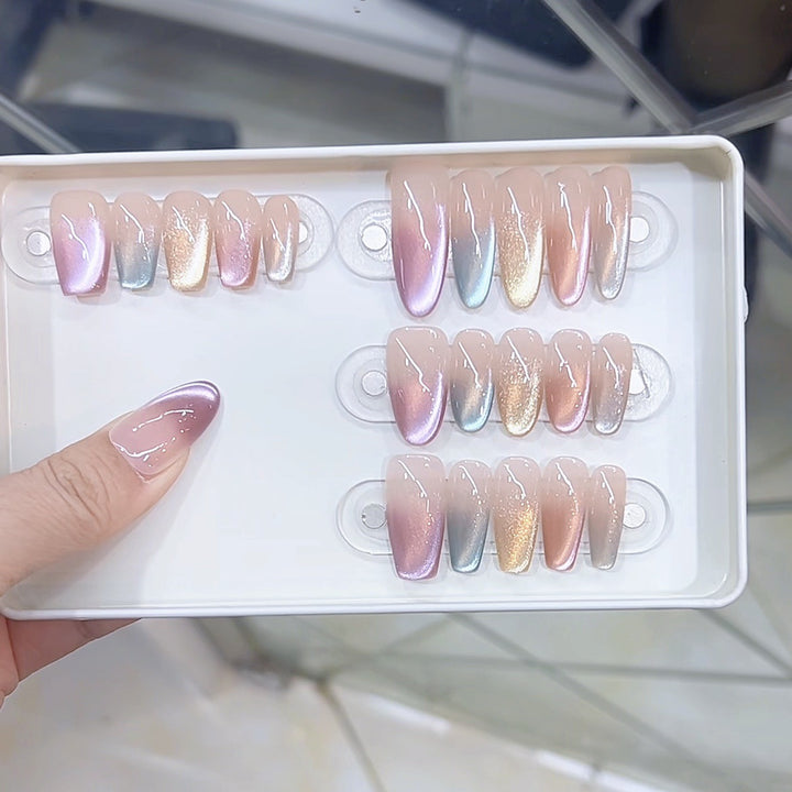 Premium Ombre Effect Press-On Nail Set Kalsten