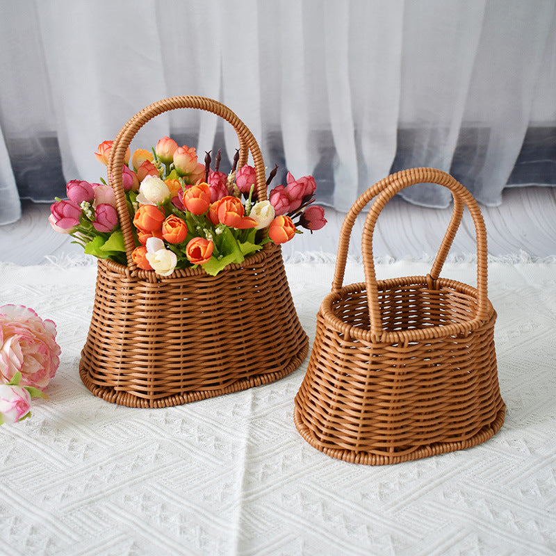 Handcrafted Natural Woven Storage Baskets Kalsten