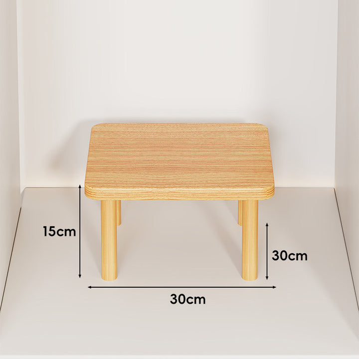 Adjustable Multi-Height Wooden Monitor Riser and Desktop Shelf