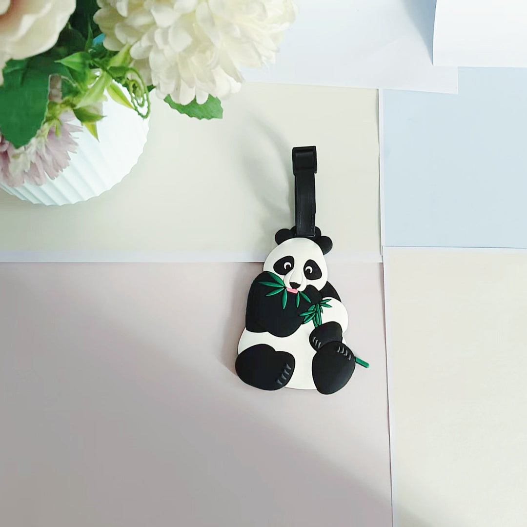 Unisex Panda-Themed Luggage Tag Kalsten