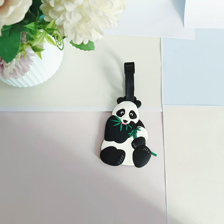 Unisex Panda-Themed Luggage Tag Kalsten