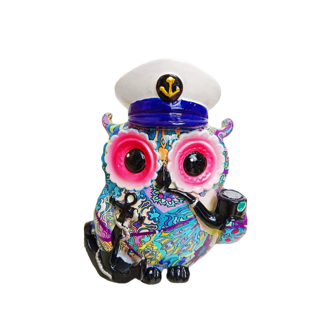 Artful owl figure in maritime design Kalsten