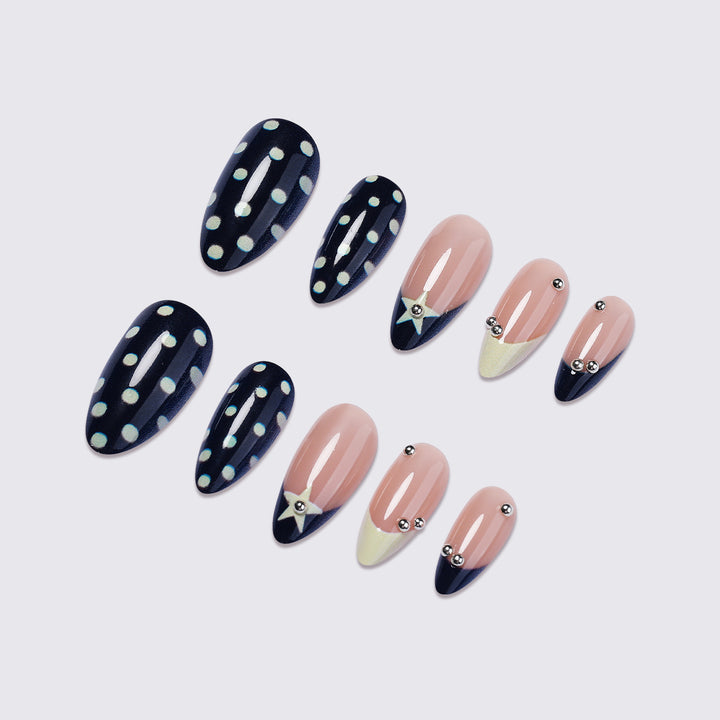 Creative Polka Dot Press-On Nails Set kalsten