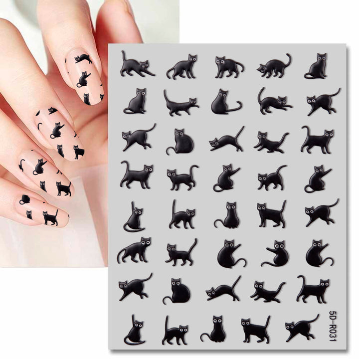 Cute Elephant Nail Art Stickers