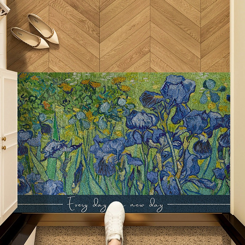 Artistic Sunflower Door Mat