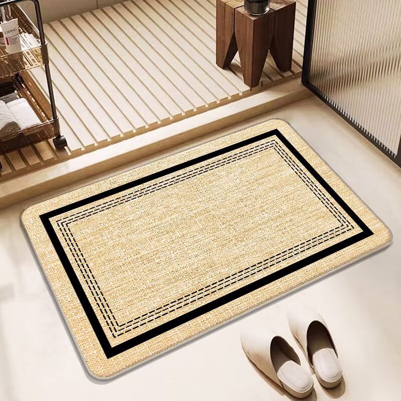 Butterfly-Inspired Decorative Bath Mat Kalsten
