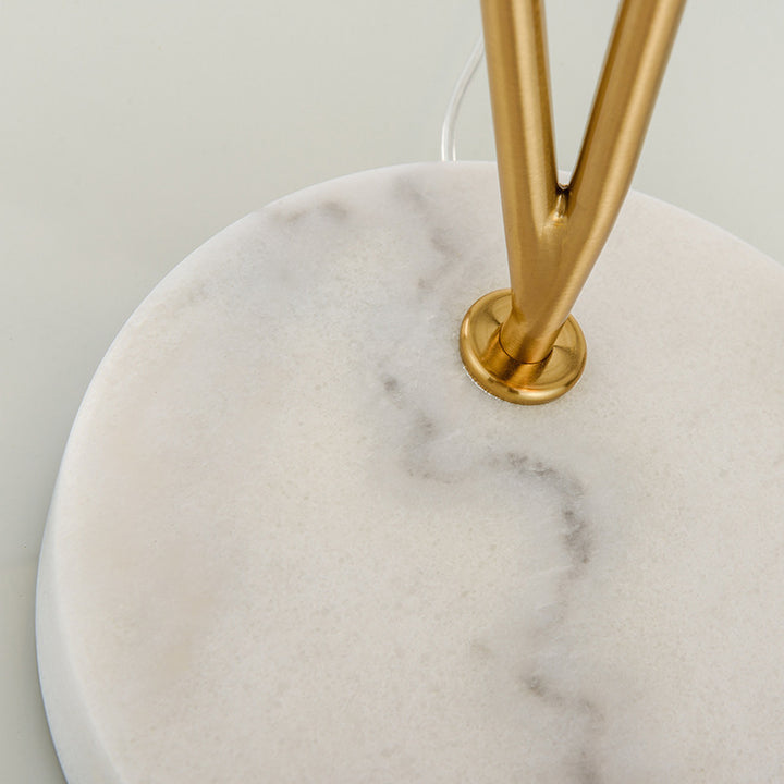 Modern Table Lamp with Geometric Base