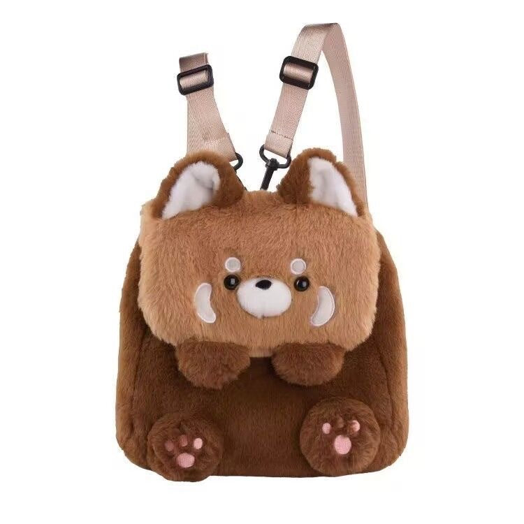 Plush Backpack with Cute Animal Design Kalsten