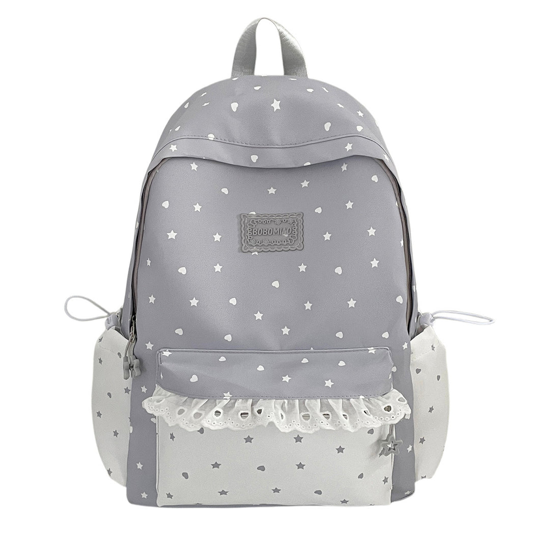 Cute Star Print Lightweight Backpack Kalsten