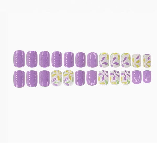 Floral Artistry Gel Nail Enhancements Kalsten